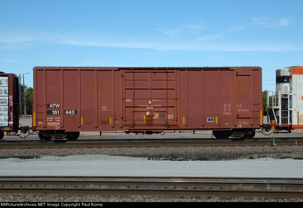 ATW 151443, on the UPRR